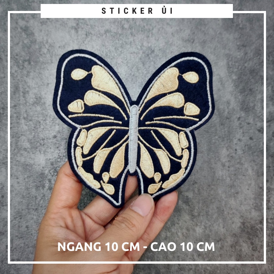 Sticker ủi áo hình thêu cao cấp -DÙNG LÀM BÔNG CÀI ÁO HAY HÌNH ỦI ÁO TRANG TRÍ VÁY, ĐẦM, ÁO DÀI HOẶC LÀM MIẾNG VÁ ÁO