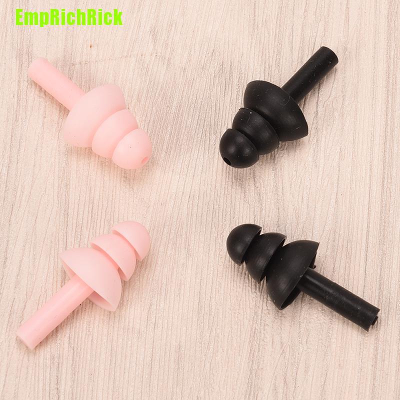 (hàng Mới Về) 1 Cặp Nút Bịt Tai Emprichrick Bằng Silicone Chống Tiếng Ồn Thoải Mái Khi Ngủ