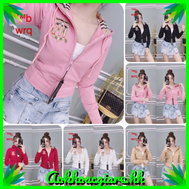 Áo khoác nữ chống nắng thun da cá lửng thêu chữ TTBB