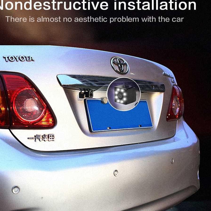 ☼ Camera chiếu hậu 12 bóng LED chống nước cho xe hơi ☑ | BigBuy360 - bigbuy360.vn