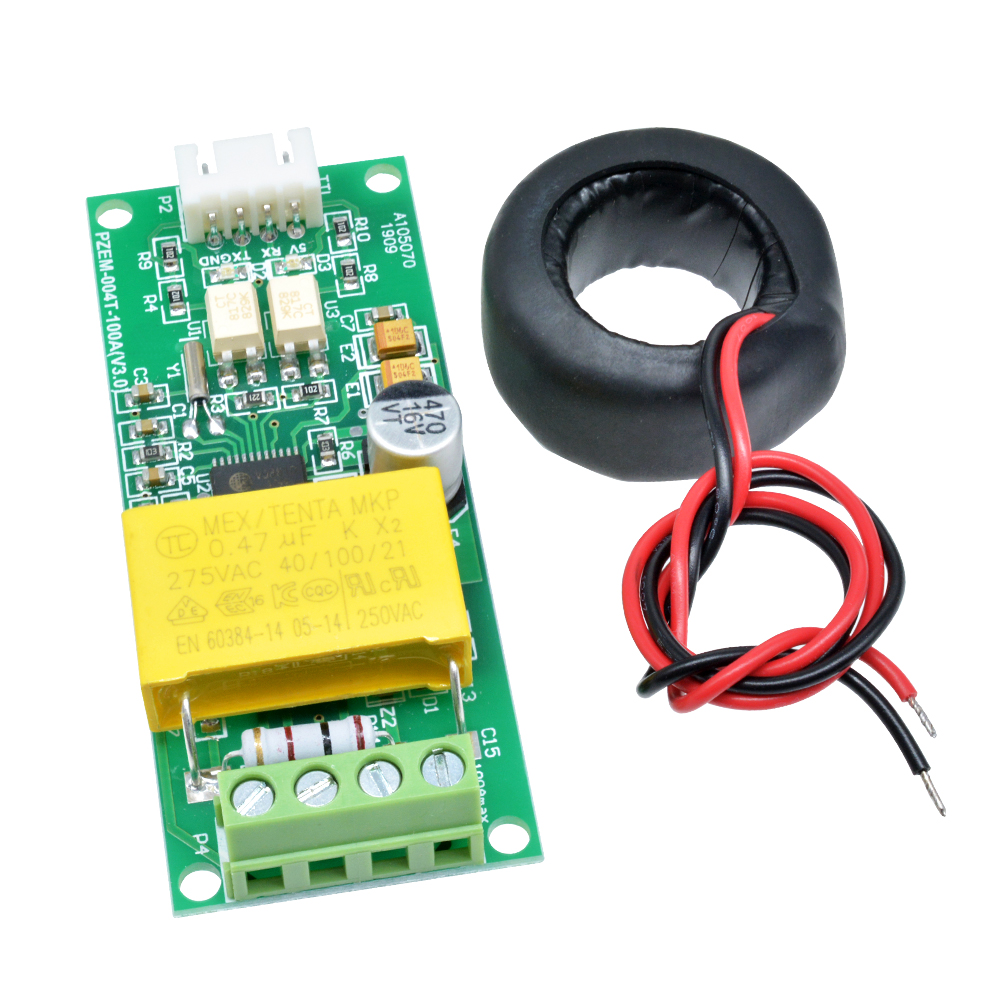 Thiết Bị Kiểm Tra Dòng Điện Đa Năng PZEM-004T TTL COM2 / COM3 / COM4 0-100A 80-260V
