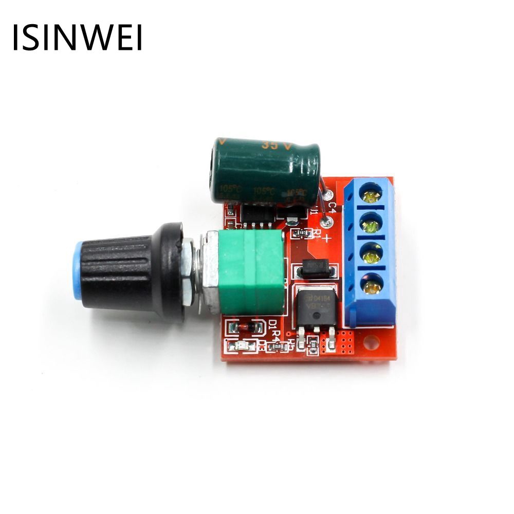 Công tắc điều chỉnh tốc độ động cơ dễ điều chỉnh mini DC-DC 4.5V-35V 5A 90W PWM DC