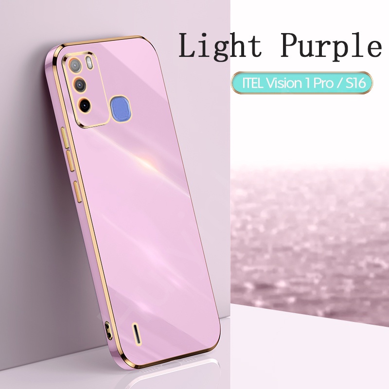 Ốp Điện Thoại TPU Silicon Mềm Mạ Điện Cho Ittel Vision 1 Pro S16 ITEL Vision 1 Pro S16
