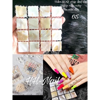 Xà cừ vuông chụp ảnh Nail