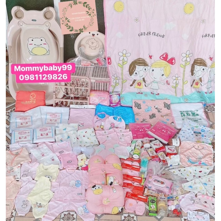 Combo sơ sinh cao cấp đầy đủ cho mẹ & bé