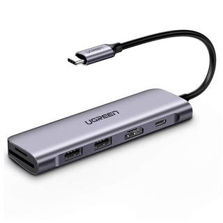 Hub usb từ type c sang hdmi, usb 3.0, đọc thẻ sd/microsd - ugreen 70411
