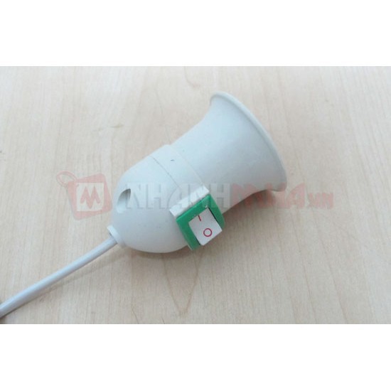 Đuôi Đèn E27 Dài 1,5m Có Công Tắc - Phích Cắm | BigBuy360 - bigbuy360.vn