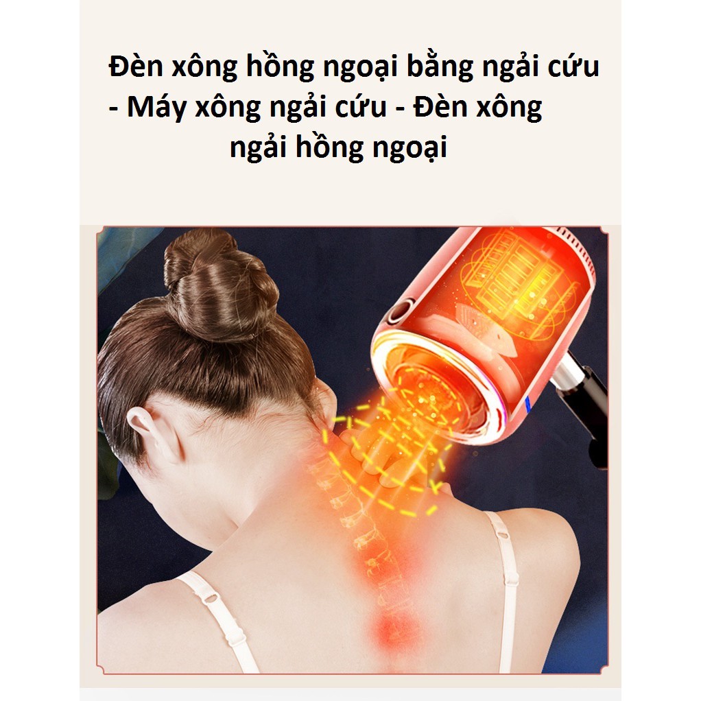 Máy xông ngải cứu 7 màu- máy xông ngải cứu có đèn hồng ngoại