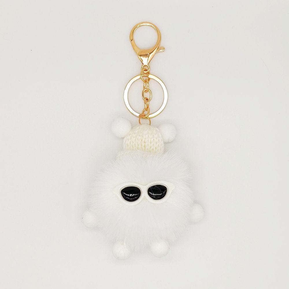 Móc kháo trang trí gắn thú nhồi bông nhiều màu đáng yêu