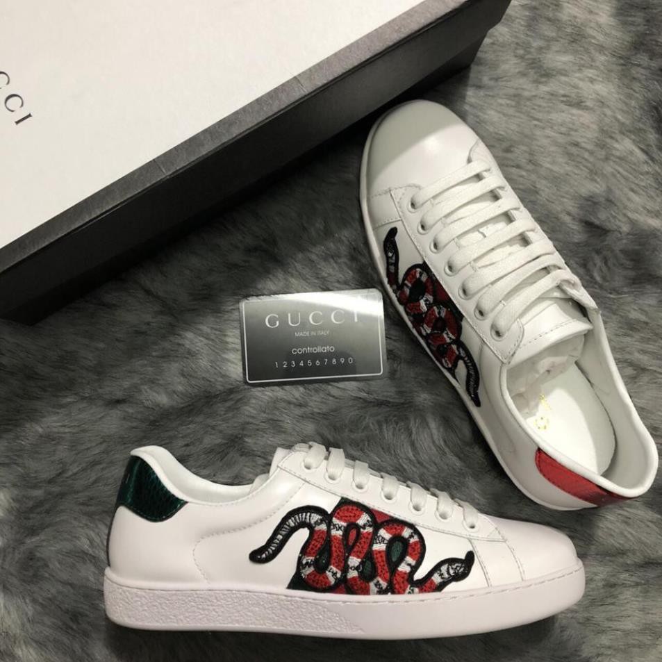 Tết Sale XẢ | Bán Chạy | 👟 Giày gucci rắn cao cấp da xịn 100% Tặng Vớ 60k SẴN KHO Xịn Nhẩt NEW ✔️ . ^ ' ^ ` ! ' "