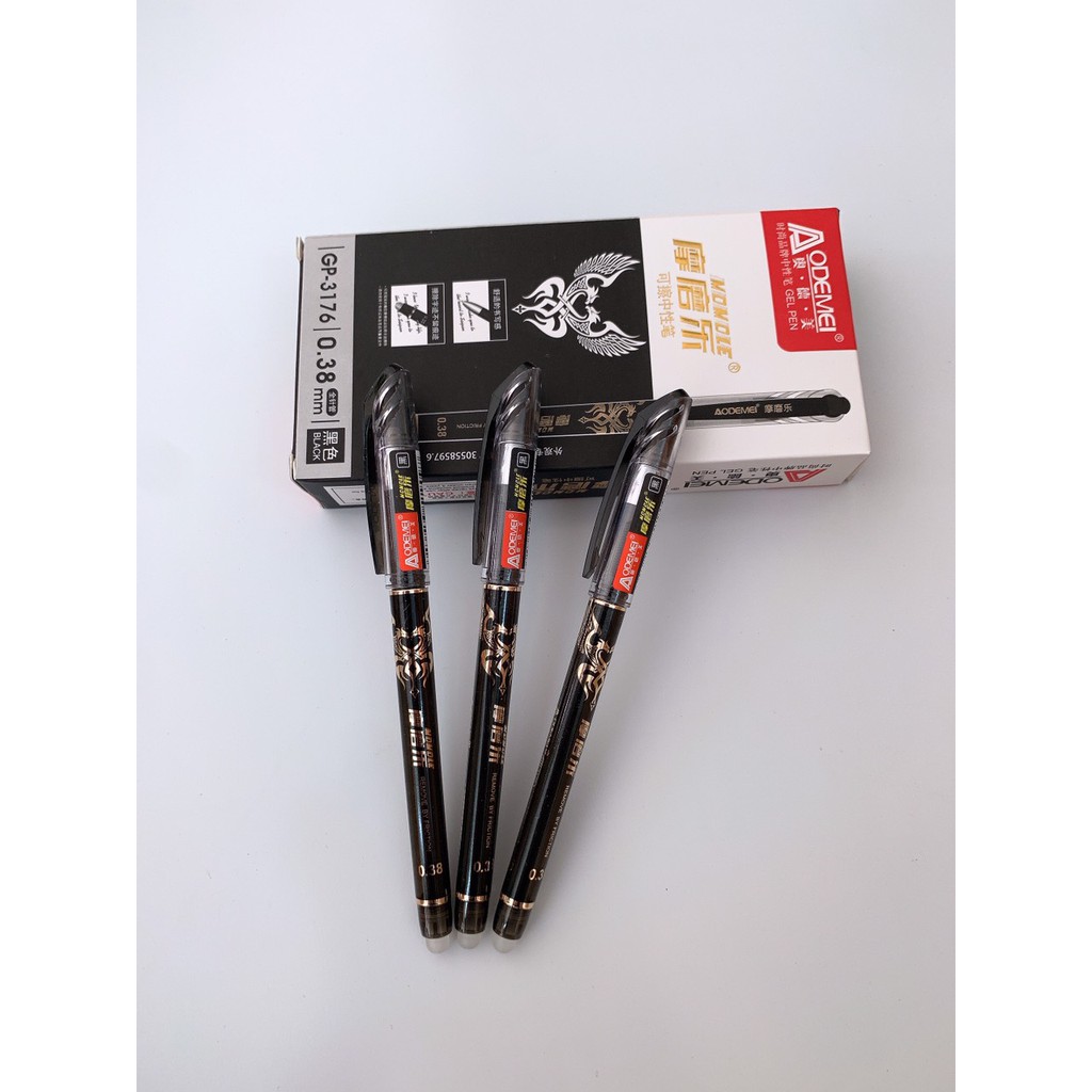 Bút Gel xóa được, luyện chữ, ngòi kim GP-3176 AODEMEI