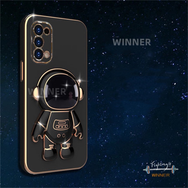 Ốp Lưng OPPO Reno 5 Reno 4 Reno 6 Reno 6Z Reno 7 4G Reno 7 5G A94 A93 Ốp Điện Thoại Họa Tiết Phi Hành Gia Cho YHY