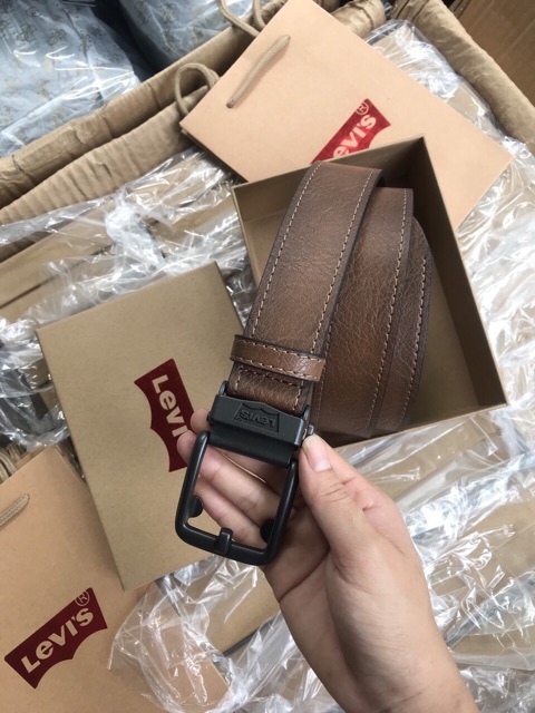 Nịt LEVIS nam tăng đưa da thật