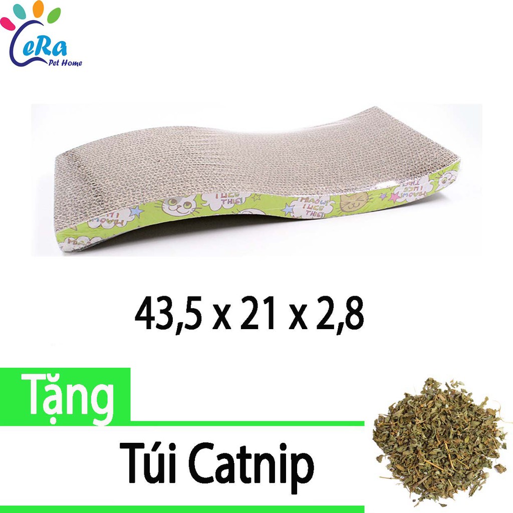 Trụ Cào Móng - Bàn Cào Móng Cho Mèo Mẫu 001 - Tặng Kèm Catnip Cho Mèo