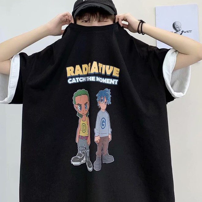 Áo Thun Tay Ngắn In Hình Anime Thời Trang Unisex
