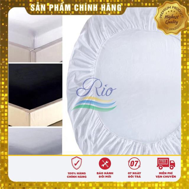 *Khuyến Mãi* Bộ Drap trắng trơn CVC 80/20 cotton khách sạn 1m/m2/m4/m6/m8/2.2m 2T *Khuyến Mãi*