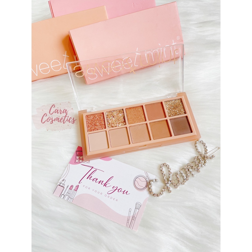 [Ảnh Thật] Bảng Phấn Mắt Sweet Mint 10 ô Màu Sắc Hiệu Ứng Lì✨✨✨ | BigBuy360 - bigbuy360.vn