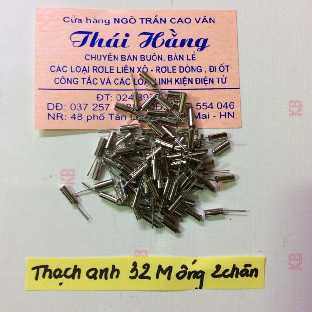 Thạch anh ống 32 M /2 chân giá cho 20 chiêc