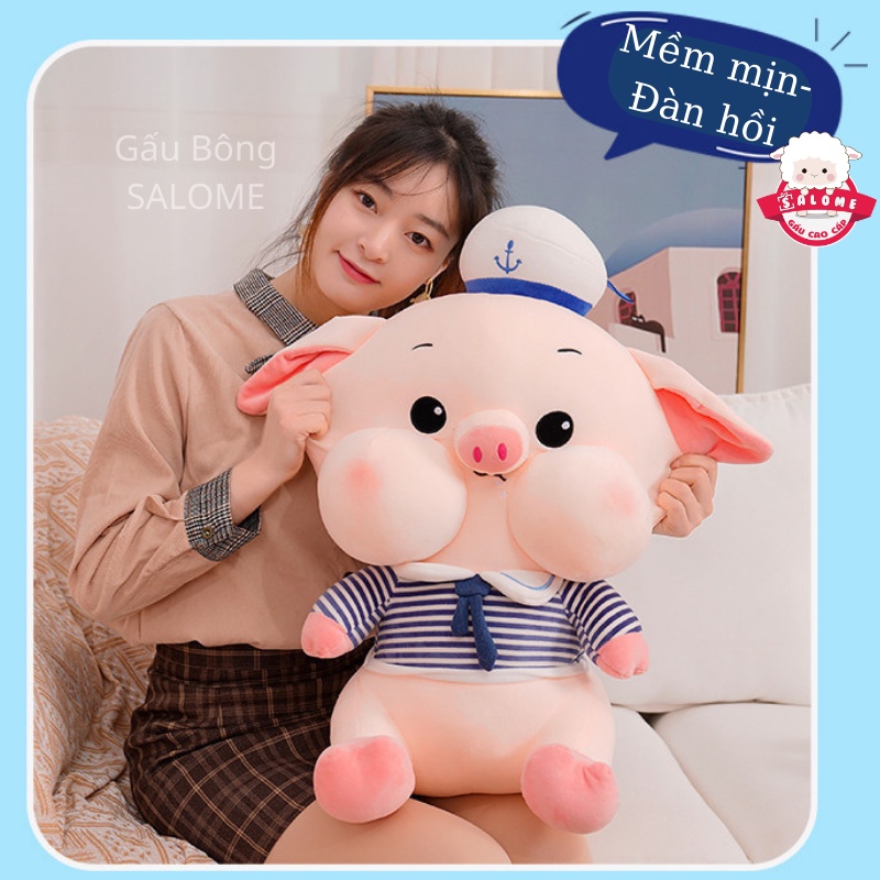 Gấu Bông Con Heo Má Bánh Bao SALOME tp HCM, Lợn Thủy Thủ Cao Cấp