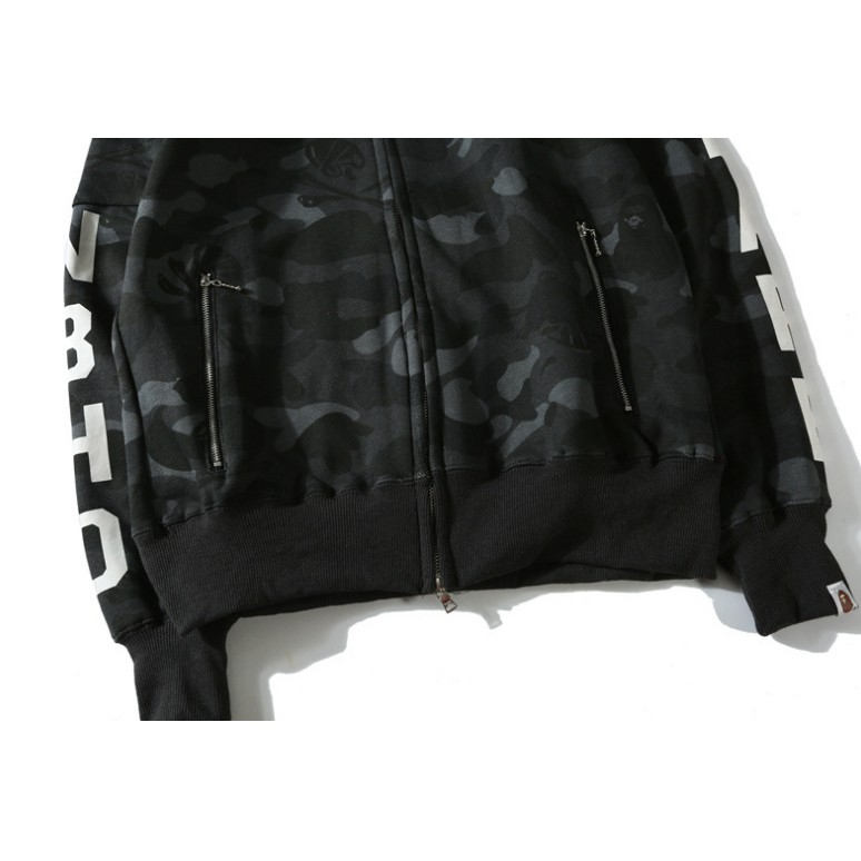 2021 New A Bathing Ape Classic Men And Women Bape Skull NBHD Shark Hoodie Jacket Sweater | BigBuy360 - bigbuy360.vn