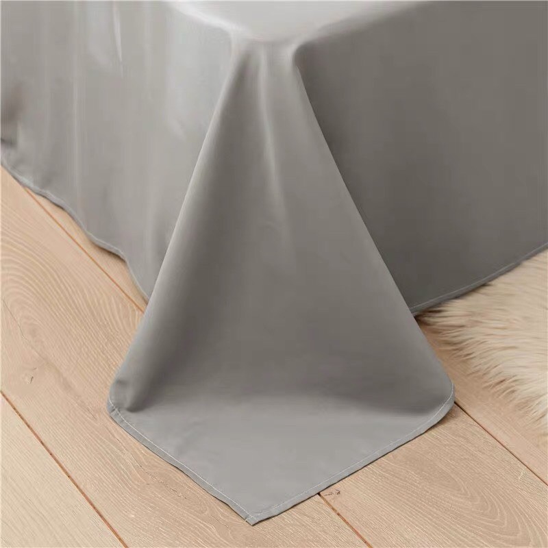 Bộ chăn ga gối cotton poly kẻ ngang-luis bedding chăn ga Hàn Quốc(Miễn phí bo chun)