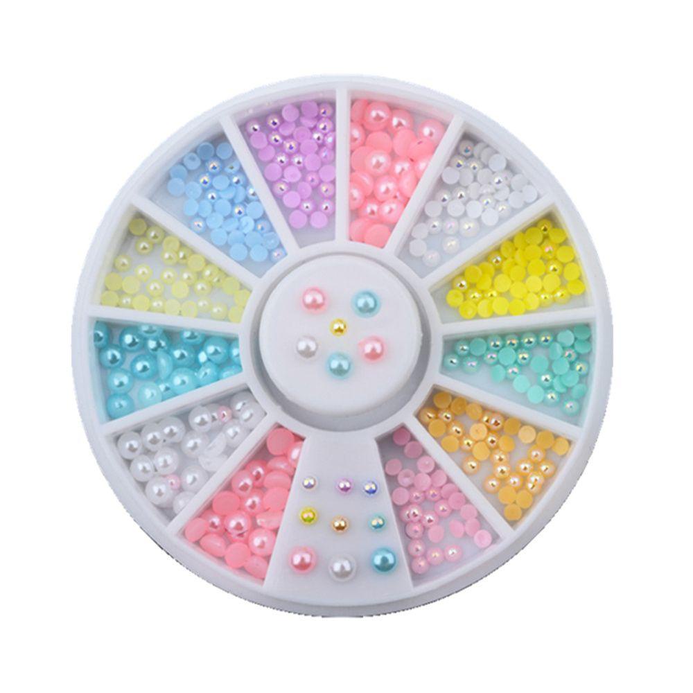 [Hàng mới về] Bộ phụ kiện trang điểm móng tay sequin 3D tự làm màu hỗn hợp