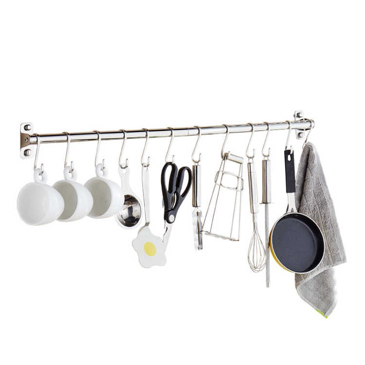 giá treo dụng cụ nhà bếp đa năng bằng thép không gỉ