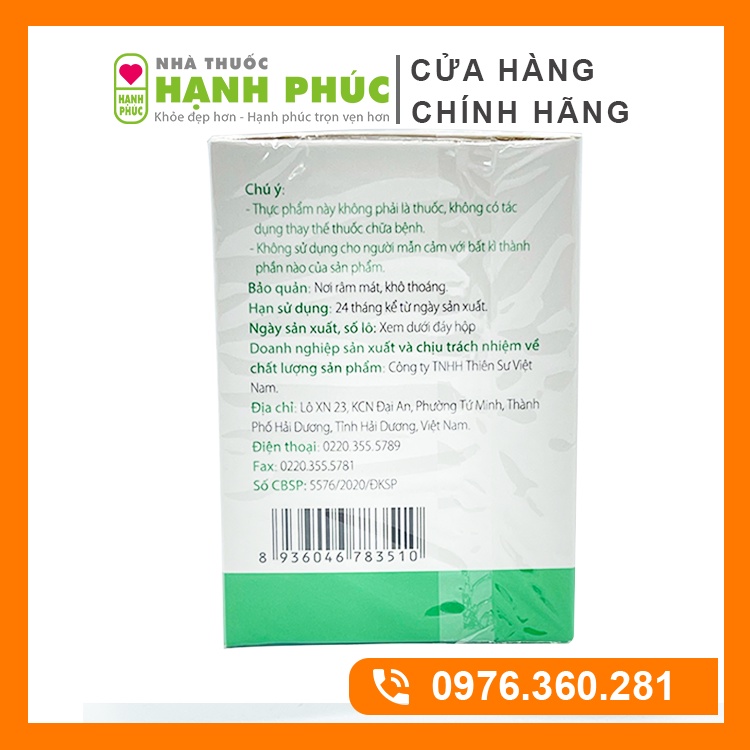 Canxi Thiên Sư Dạng Bột Hòa Tan (Hộp 10 gói) - Canxi Thiên Sư Người Lớn | Thế Giới Skin Care