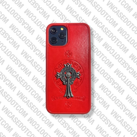 Ốp lưng Chrome Heart Cross Big Logo Leather