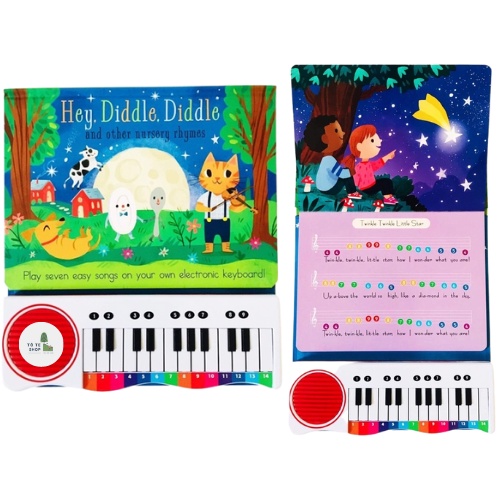 Đàn piano cho bé, sách âm thanh Piano sound book, bộ quà tặng cực hay, cực bổ ích dành cho bé.