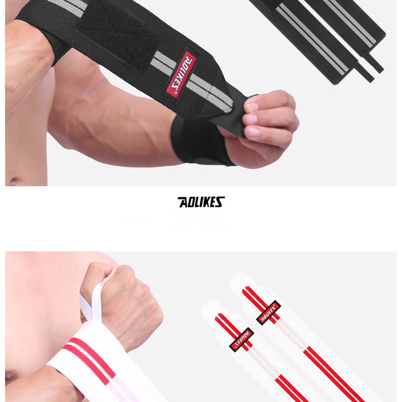 😍TRỢ GIÁ 😍Dây đeo cổ tay Aolikes thể thao trợ lực tăng cơ khi tập luyện thể dục