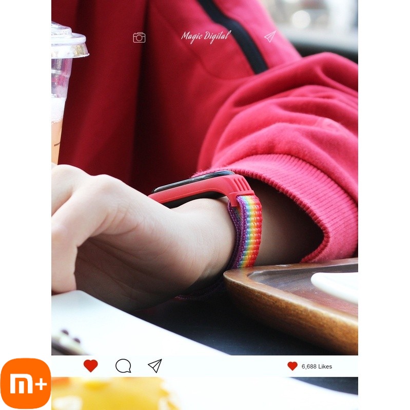 Dây Đeo Tay Thay Thế Bằng Nylon Cho Mi band 5 Mi band 4 Mi band 6 Xiaomi Mi band 4 Miband 3 4 5 6 XIAO Mi band 3