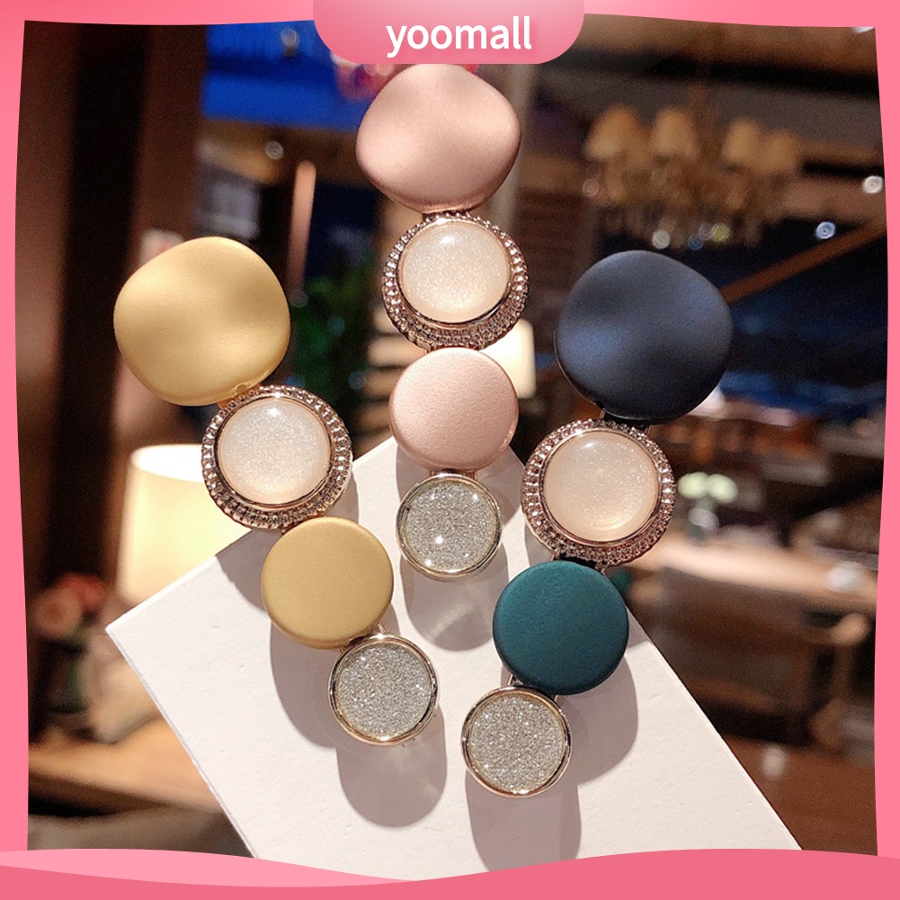 Kẹp Tóc Tròn Màu Sắc Lấp Lánh