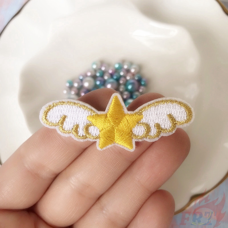 Miếng vải thêu/ủi họa tiết nhân vật Sakura dễ thương để trang trí