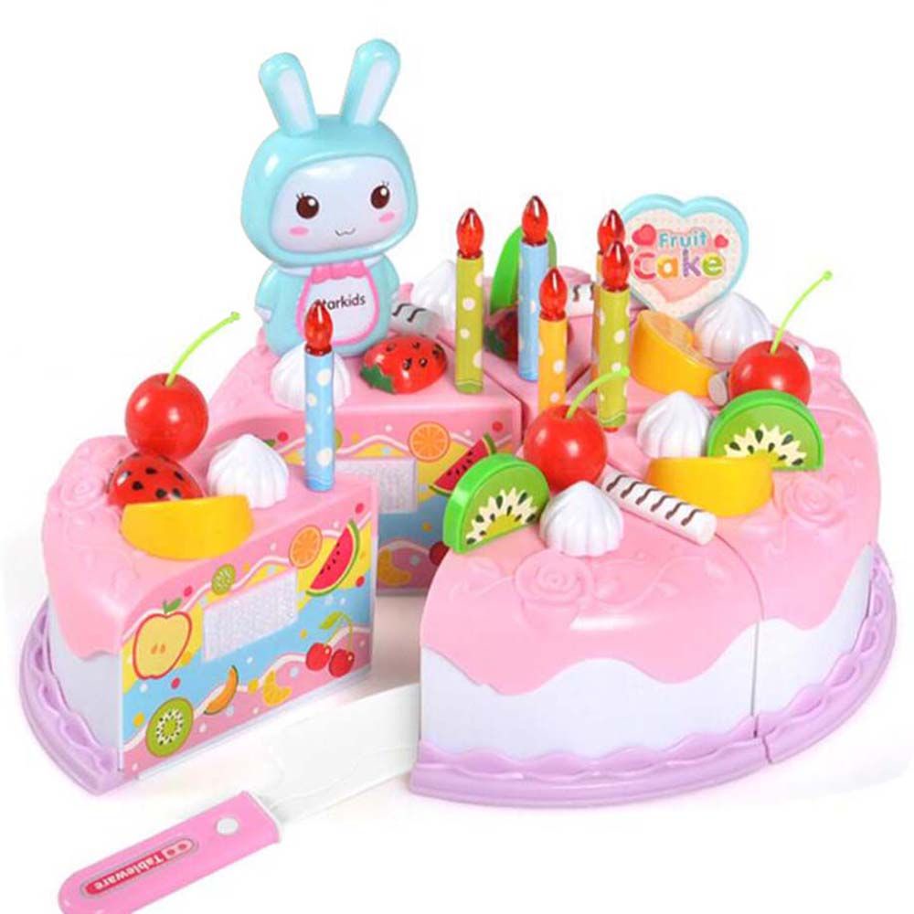 Bộ 37 món đồ chơi cắt bánh kem nhiều màu sắc vui nhộn cho bé