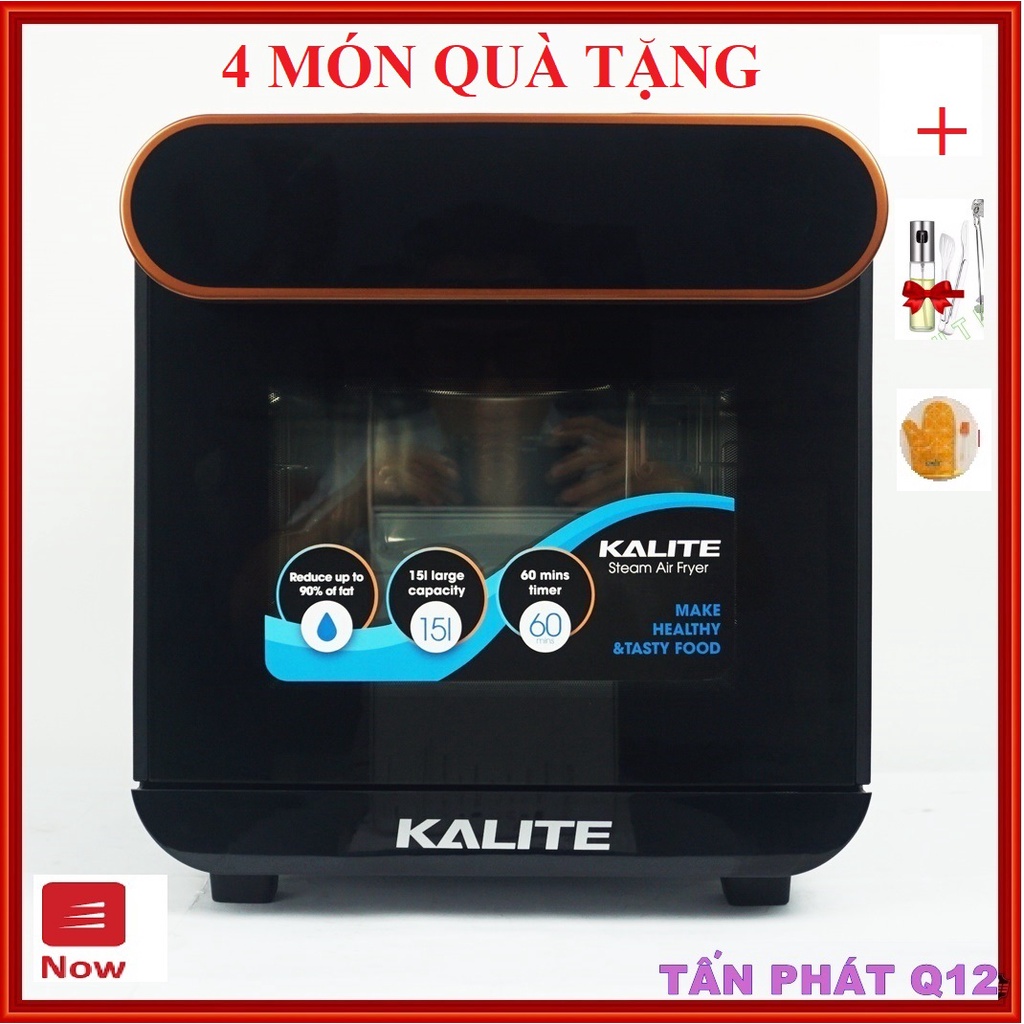 NỒI CHIÊN HƠI NƯỚC KALITE STEAM PRO HOẶC STEAM STAR- Chiên và hấp 2 in 1 BH 24 THÁNG