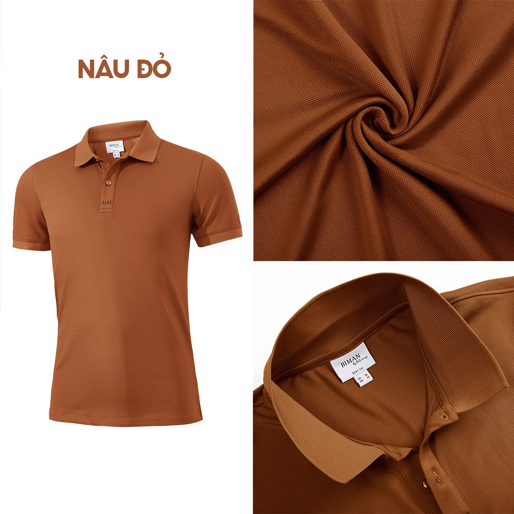 Áo polo nam cổ bẻ thời trang Biman by Biluxury kiểu dáng lịch lãm basic nhiều màu trẻ trung 5APCB007 | BigBuy360 - bigbuy360.vn