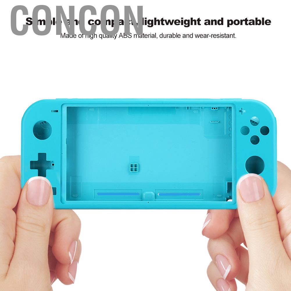 Concon ABS Replacement Shell For Switch Lite Console Hard Housing Faceplate Buttons Kit
