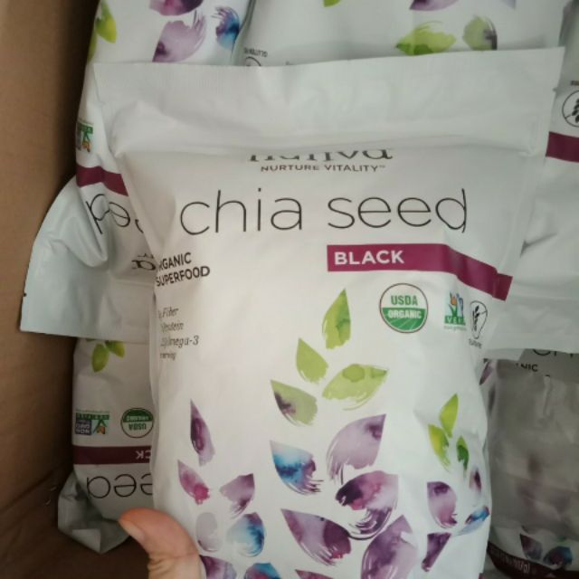 Hạt chia Mỹ hãng Nutiva™ trọng lượng 907gr black seed