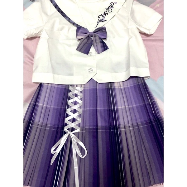 Set đồng phục JK purple chính hãng