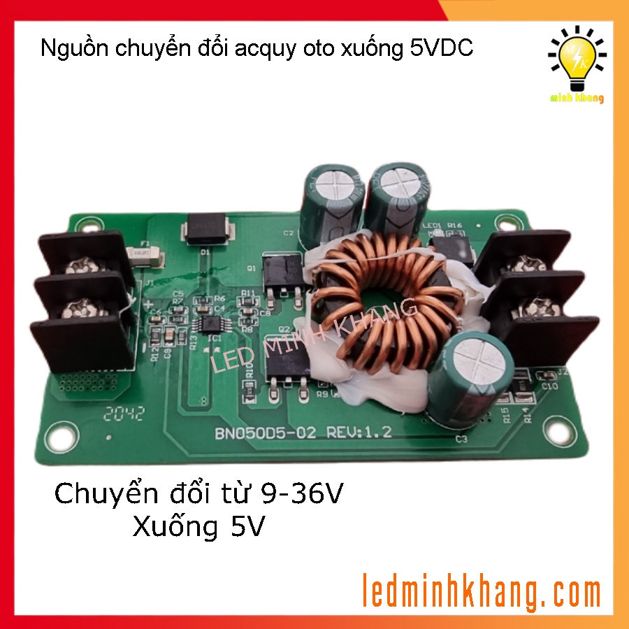 nguồn ô tô 5V 20A 30A 40A làm biển led trên ô tô