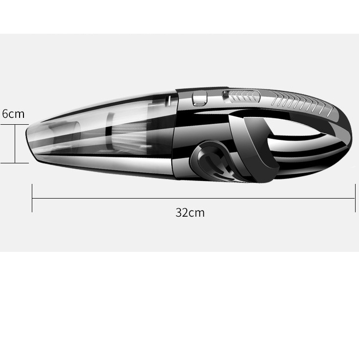 Máy Hút Bụi Ô Tô - Máy Hút Bụi Cầm Tay Mini Không Dây Sạc Pin USB Tiện Dụng Dễ Dàng Di Chuyển