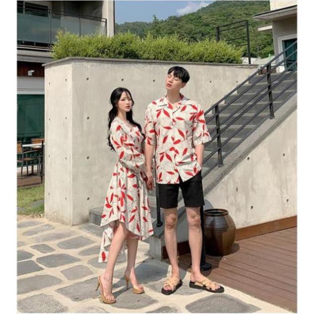 Áo đôi nam nữ đẹp ❤️FREESHIP❤️ Đồ cặp đôi dễ thương chụp ảnh cưới đi biển nam nữ Hàn Quốc Couple AV54 New * 👌  ྆ '