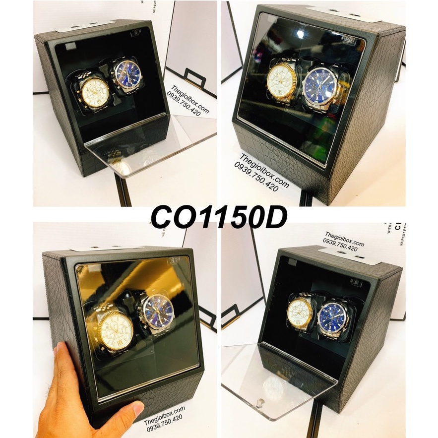 Hộp Xoay Đồng Hồ Cơ - Tủ Lắc Lên Cót Đồng Hồ Tự Động Quay Cao Cấp