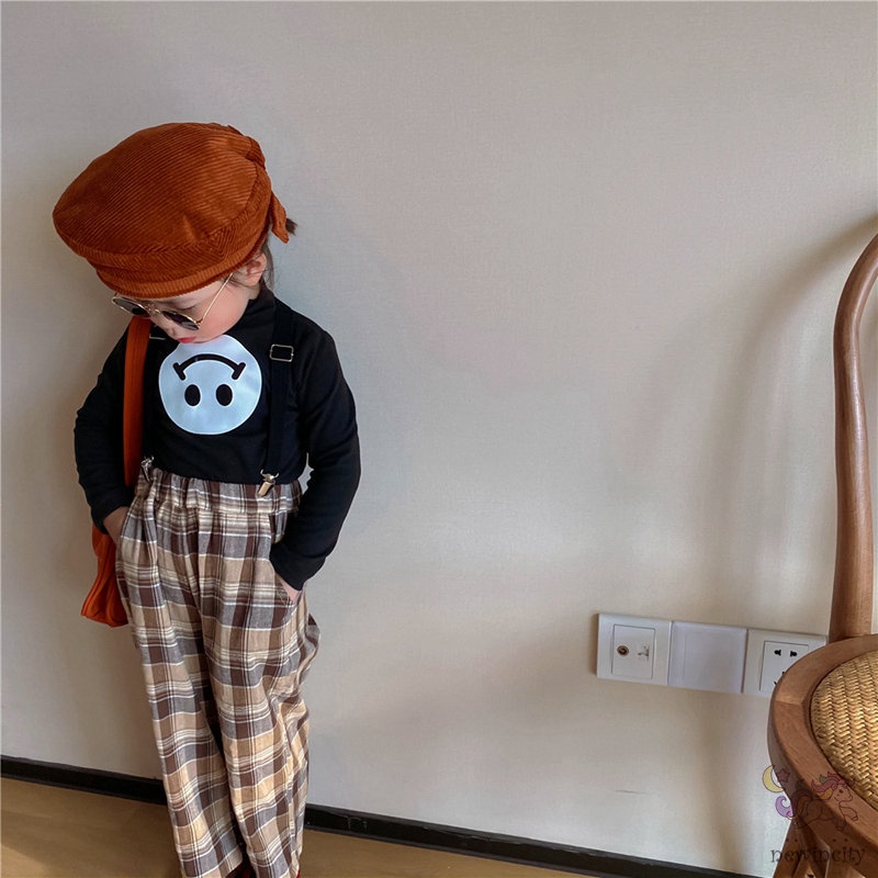 Áo thun bé gái tay dài in hình hoạt hình đơn giản dễ thương