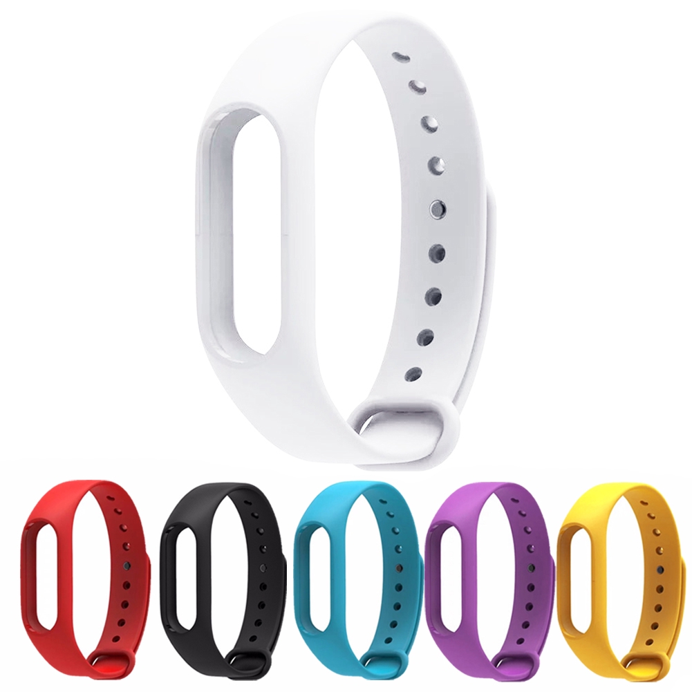 Dây Đeo Silicon Thay Thế Cho Đồng Hồ Thông Minh Xiaomi Mi Band 2