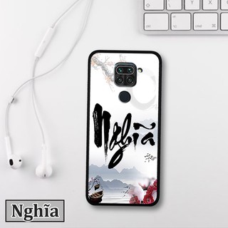 Ốp lưng Xiaomi Redmi Note 9-in chữ thư pháp