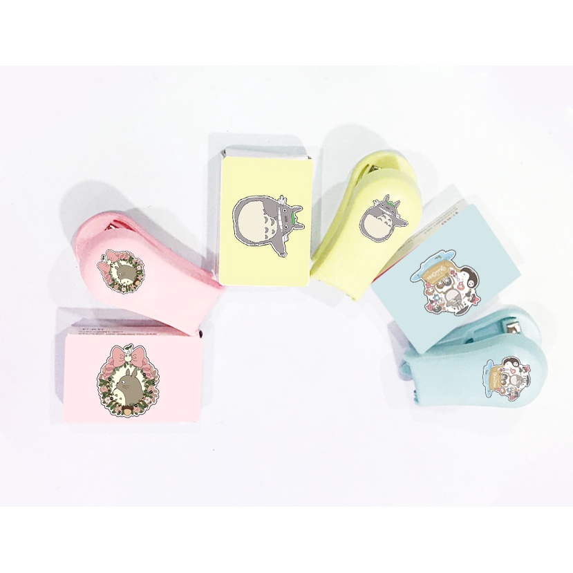 Bộ giập ghim doremon BGGI2 totoro vô diện chuột vàng chopper shin sumikko jinbeisan kero CCS usagyuuun