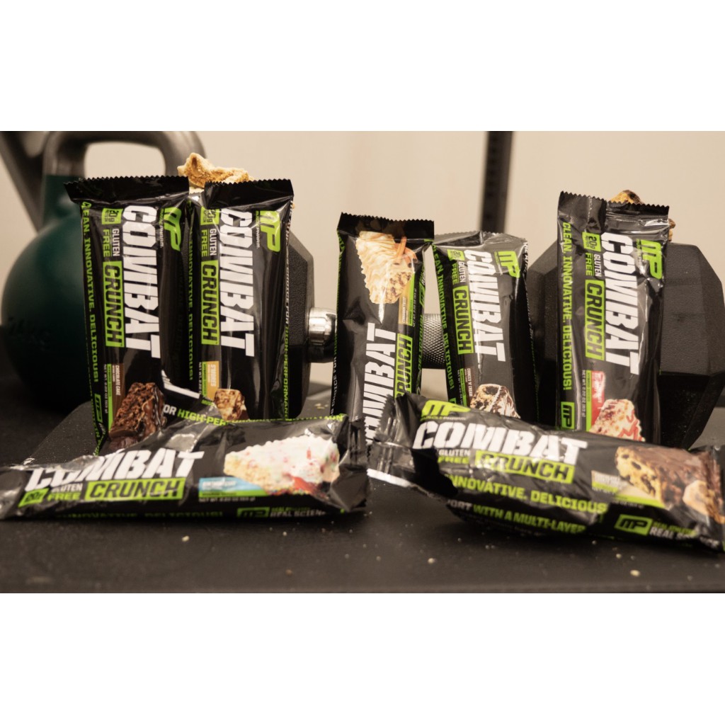 PROTEIN BAR - MUSCLEPHARM - COMBAT CRUNCH - 12 BAR