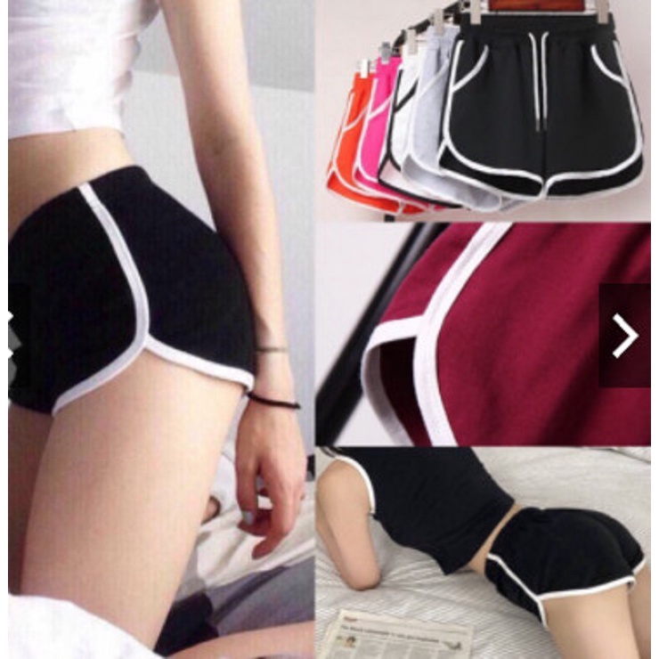 Quần đùi short nữ thun cotton co giãn thoải mái thich hợp mặc nhà, tập gym, đi biển, mặc trong váy